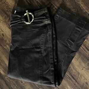 CACHE Women’s cropped Pants Brown size 8